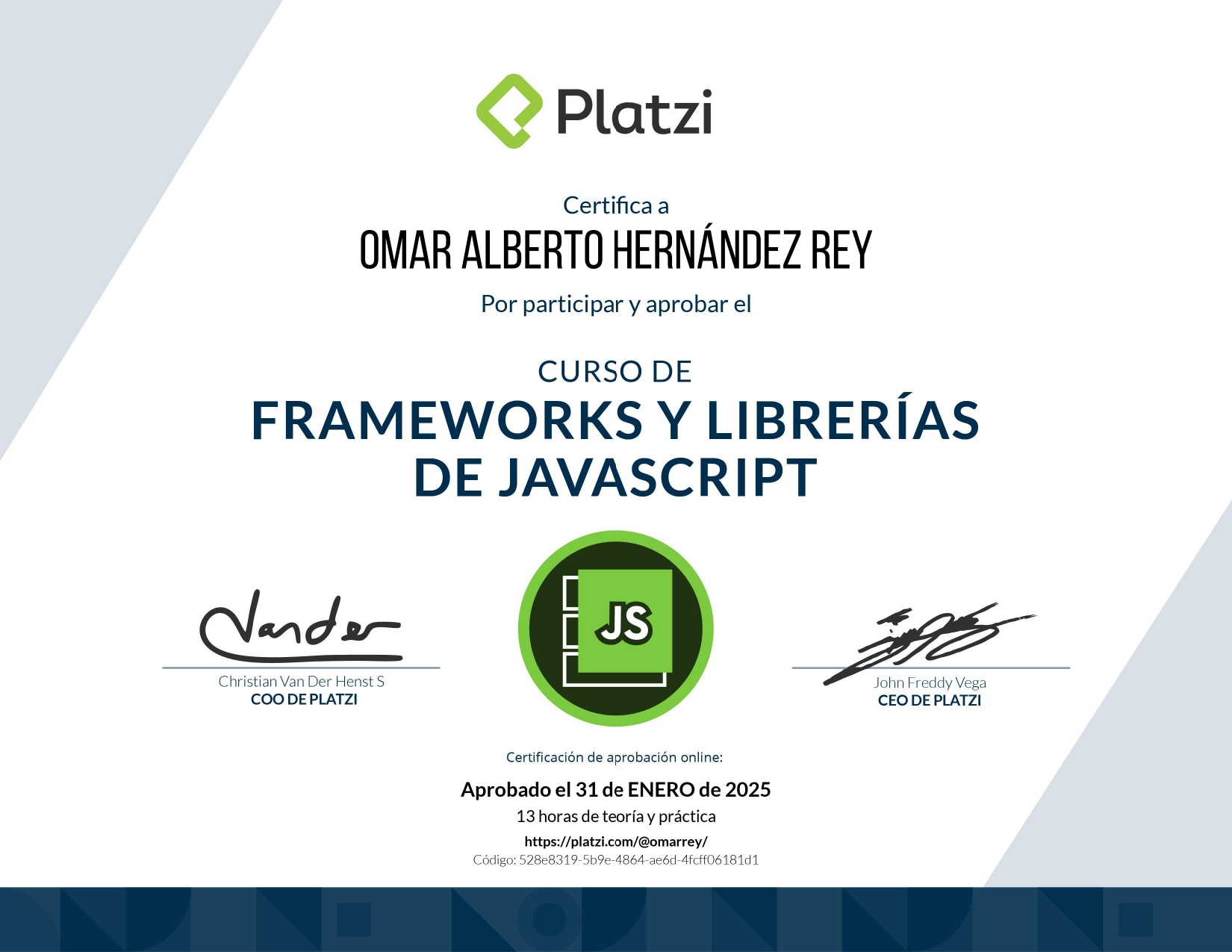Curso de Frameworks y Librerías de JavaScript